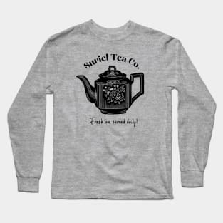 Suriel Tea Co A Court Of Thorns and Roses Shirt, Retro Bookish T-shirt, Sarah J Maas Shirt, Acotar Sweatshirt Long Sleeve T-Shirt